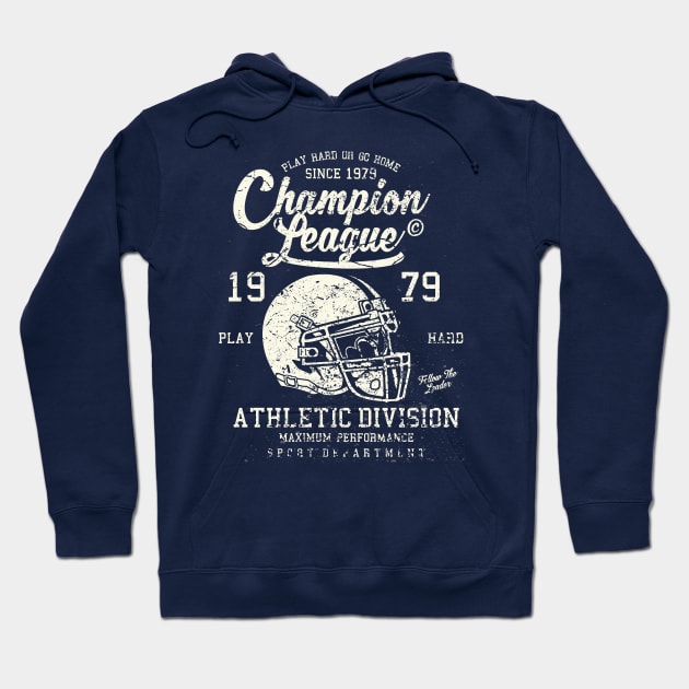 Champion League Athletic Division Football Sport Department Hoodie by JakeRhodes